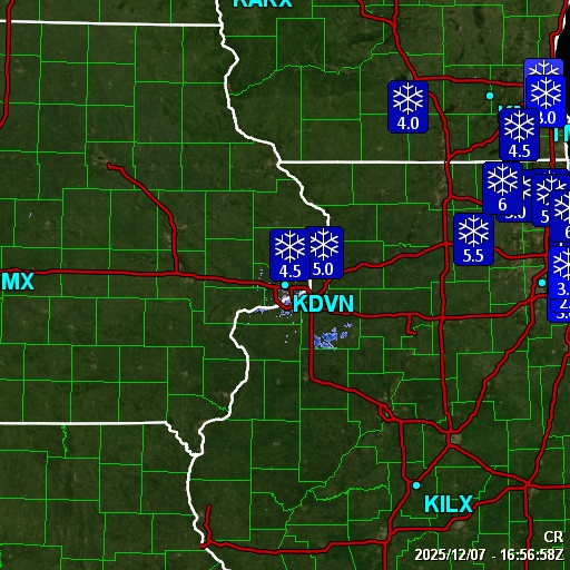 GRLevel3 radar from NWS station KDVN